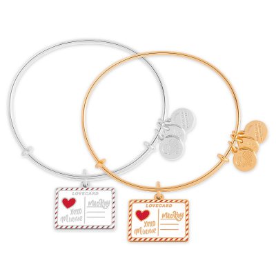 Mickey & Minnie Postcard Alex and Ani Bangle