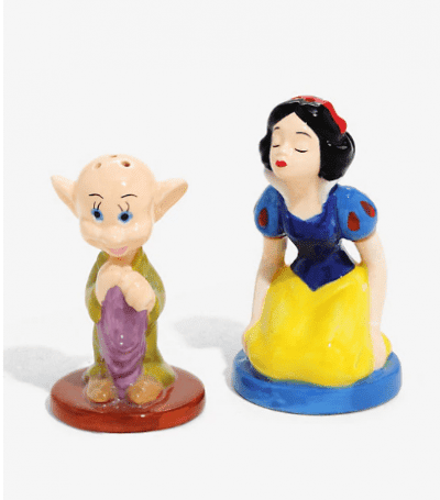 Snow White & Dopey Salt & Pepper Shakers | Disney Housewares