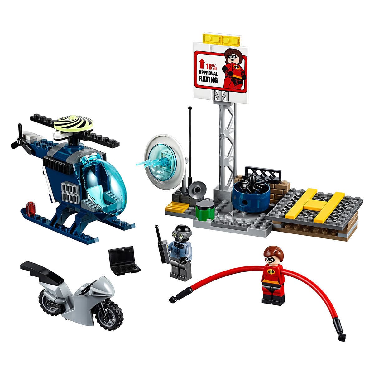 Elastigirl's Rooftop Pursuit Playset - Incredibles 2 LEGO