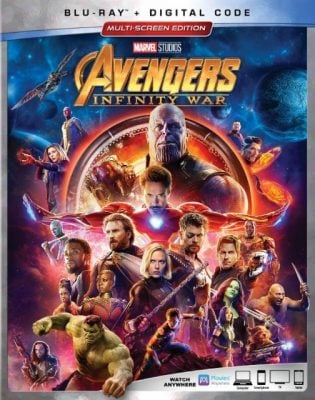 Avengers Infinity War DVD and Blu-Ray