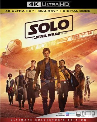 solo a star wars story dvd blu-ray