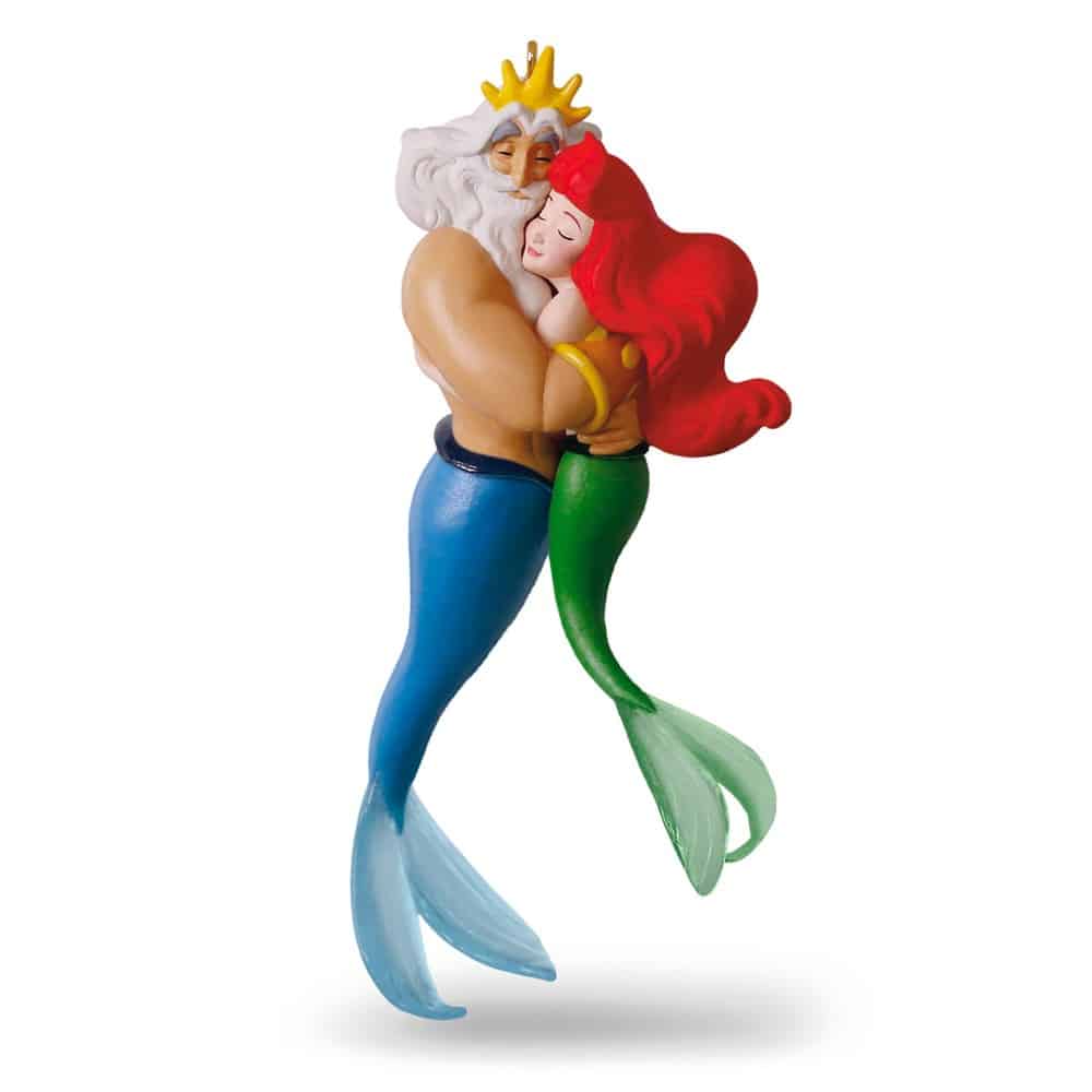 Ariel & King Triton 2018 Hallmark Christmas Ornament