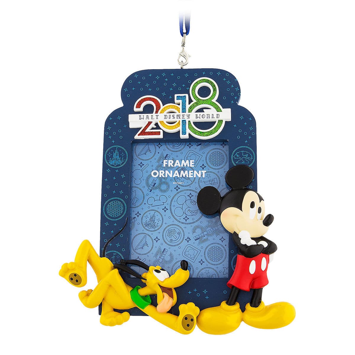 Mickey Mouse and Pluto Frame Christmas Ornament 2018