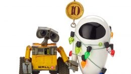 WALL-E and EVE Sketchbook Christmas Ornament