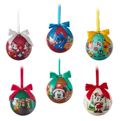 World of Disney Ball Christmas Ornament Set