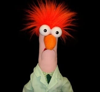 beaker from the muppets