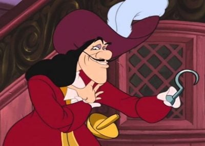 captain hook peter pan disney