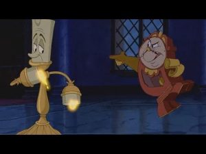 cogsworth lumiere beauty and the beast animated