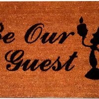 Lumiere Be Our Guest Welcome Doormat
