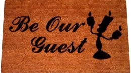 Lumiere Be Our Guest Welcome Doormat