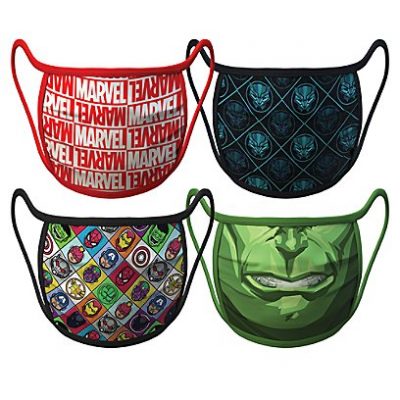 Marvel Face Masks 4-Pack | Disney Face Masks