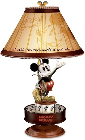 Mickey Mouse Lamp by The Bradford Exchange