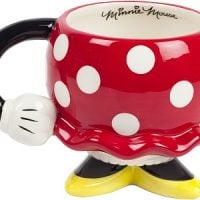 Minnie Mouse Red Ceramic Drinking Mug with Arm