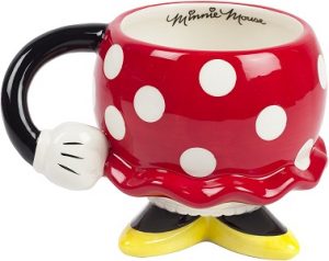 Minnie Mouse Red Ceramic Drinking Mug with Arm