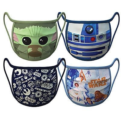 Star Wars Face Masks 4-Pack | Disney Face Masks