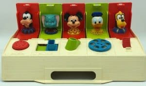 Disney Characters Poppin Pals Busy Box Toy - 1975