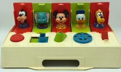 Disney Characters Poppin Pals Busy Box Toy – 1975