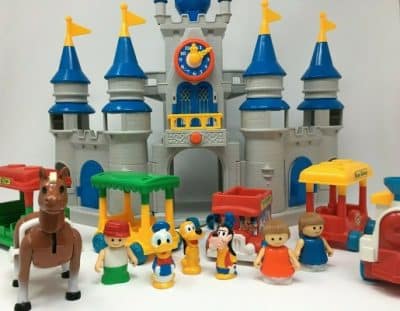 Disney Magic Kingdom Li’l Playmates Play Set – 1987