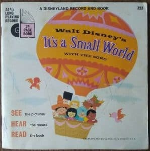 It's a Small World Book & Record 33 1/3rpm - 1968