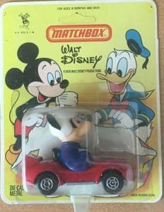 Mickey Mouse Disney Matchbox Diecast Car - 1979