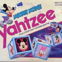 Mickey Mouse Yahtzee Game - 1988