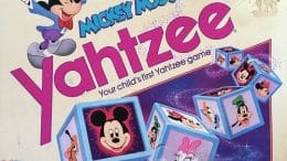 Mickey Mouse Yahtzee Game - 1988