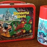 Walt Disney Wonderful World Metal Lunchbox and Thermos – 1980