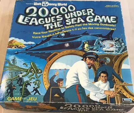 Walt Disney World 20,000 Leagues Under the Sea Board Game - 1975