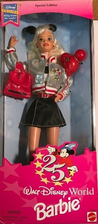 Walt Disney World 25th Anniversary Barbie Doll – 1996