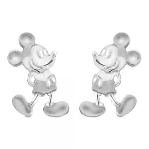 Mickey Mouse Sterling Silver Post Earrings