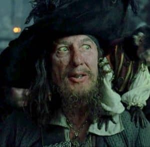 Barbossa Of The Caribbean The Curse Of The Black Pearl