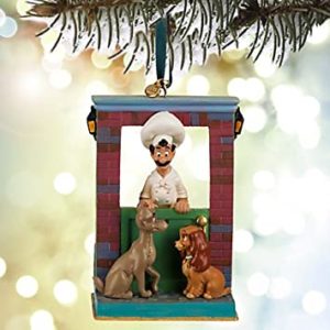 Disney Lady and the Tramp At Tonys Christmas Ornament