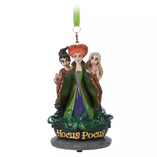 Hocus Pocus Light-Up and Sound Living Magic Sketchbook Ornament