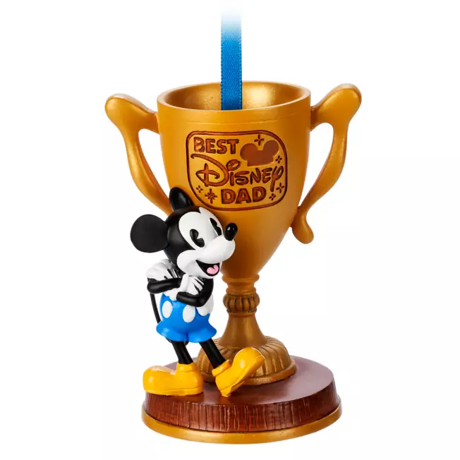 Mickey Mouse ”Best Disney Dad” Figural Ornament