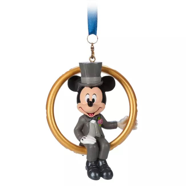 Mickey Mouse Wedding Ring Ornament