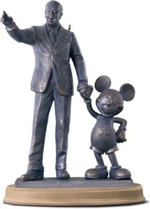 Mickey Mouse and Walt Disney Partners Statue Ornament