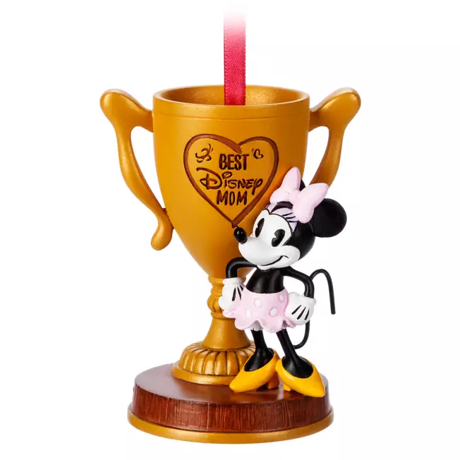 Minnie Mouse ”Best Disney Mom” Figural Ornament