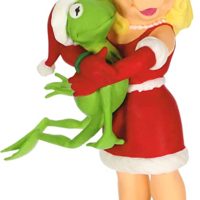 The Muppets Kermit and Miss Piggy Kermit’s Holiday Hug Ornament
