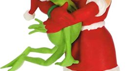 The Muppets Kermit and Miss Piggy Kermit's Holiday Hug Ornament