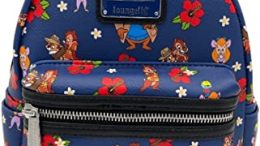 Loungefly Chip N Dale Rescue Rangers AOP Women's Double Strap Shoulder Bag