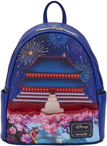 Loungefly Disney Mulan Castle Light Up Mini Backpack