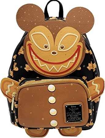 Loungefly x Disney Nightmare Before Christmas Gingerbread Scarry Teddy Mini Backpack