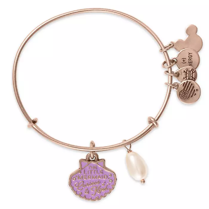 Ariel ”Curious & Kind” Bangle by Alex and Ani – The Little Mermaid – Rose Gold