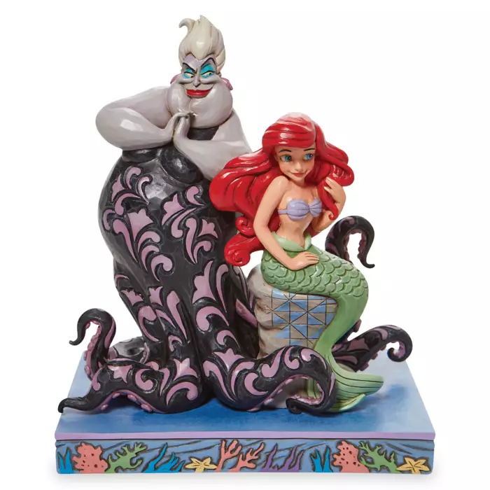 Ariel and Ursula ''Deep Trouble'' Figure by Jim Shore – The Little Mermaid