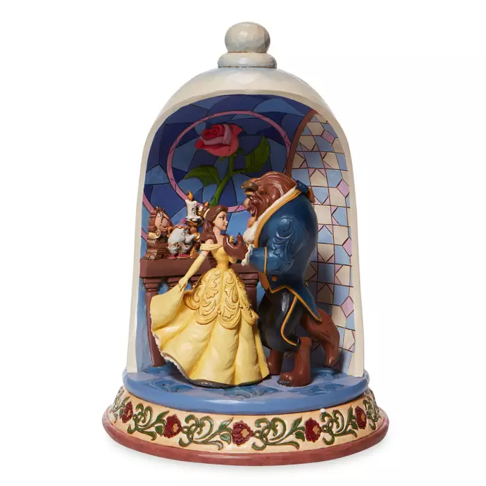 Beauty and the Beast Rose ”Enchanted Love” Figure by Jim Shore