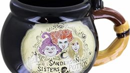 Disney Hocus Pocus Sanderson Sisters Cauldron Potion 3D Sculpted Ceramic Mug