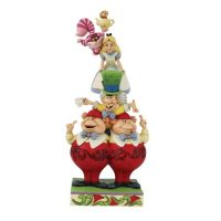 Disney Traditions Alice in Wonderland Stacked We’re All Mad Here by Jim Shore Statue