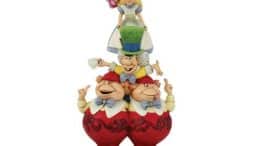 Disney Traditions Alice in Wonderland Stacked We're All Mad Here by Jim Shore Statue