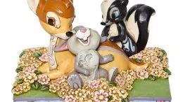 Disney Traditions Bambi and Friends in Flowers Childhood Friends by Jim Shore Statue