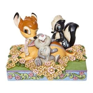 Disney Traditions Bambi and Friends in Flowers Childhood Friends by Jim Shore Statue